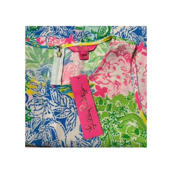 Lilly Pulitzer Sleeveless Donna Top Cheek To Cheek Top Sz M Retail $118 - Picture 4 of 6